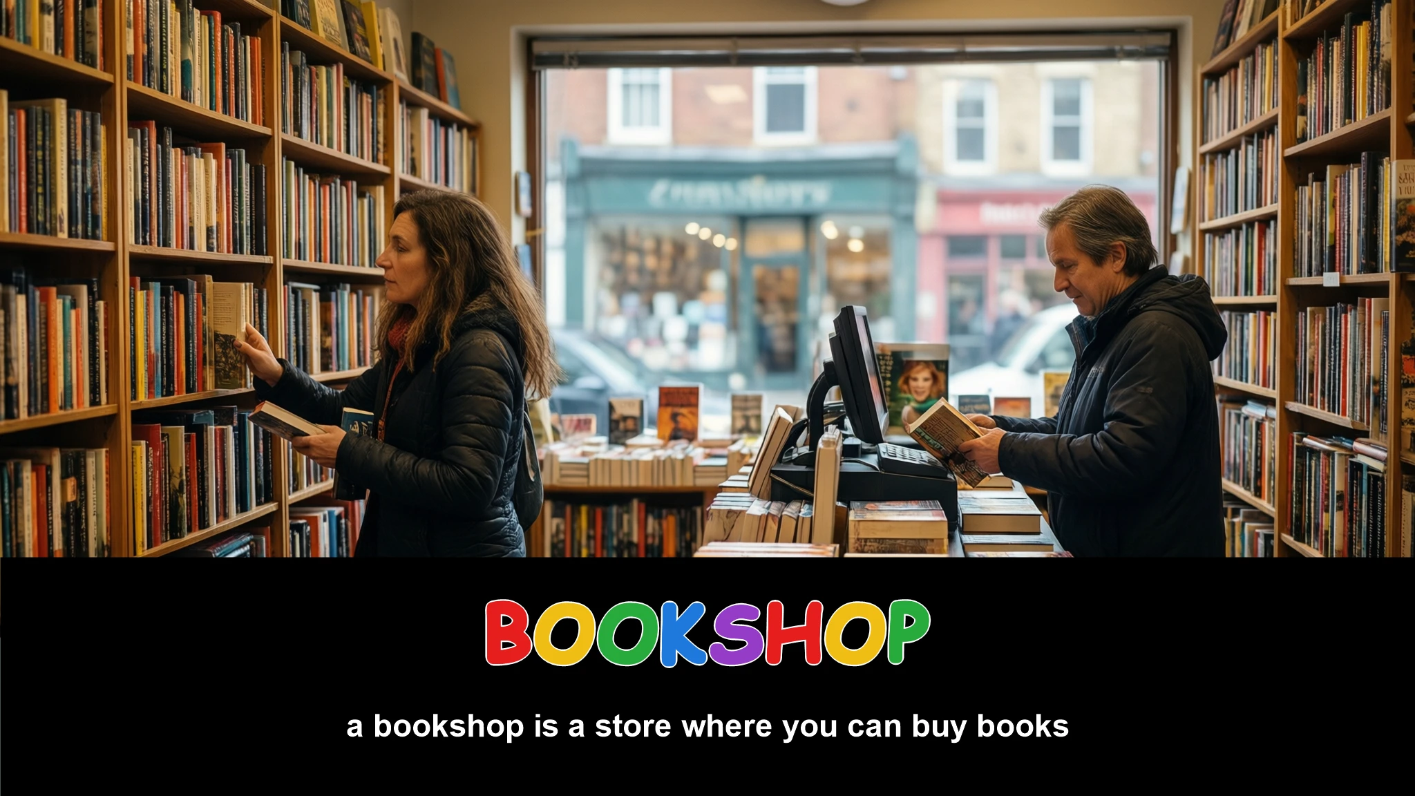 English Illustration for bookshop